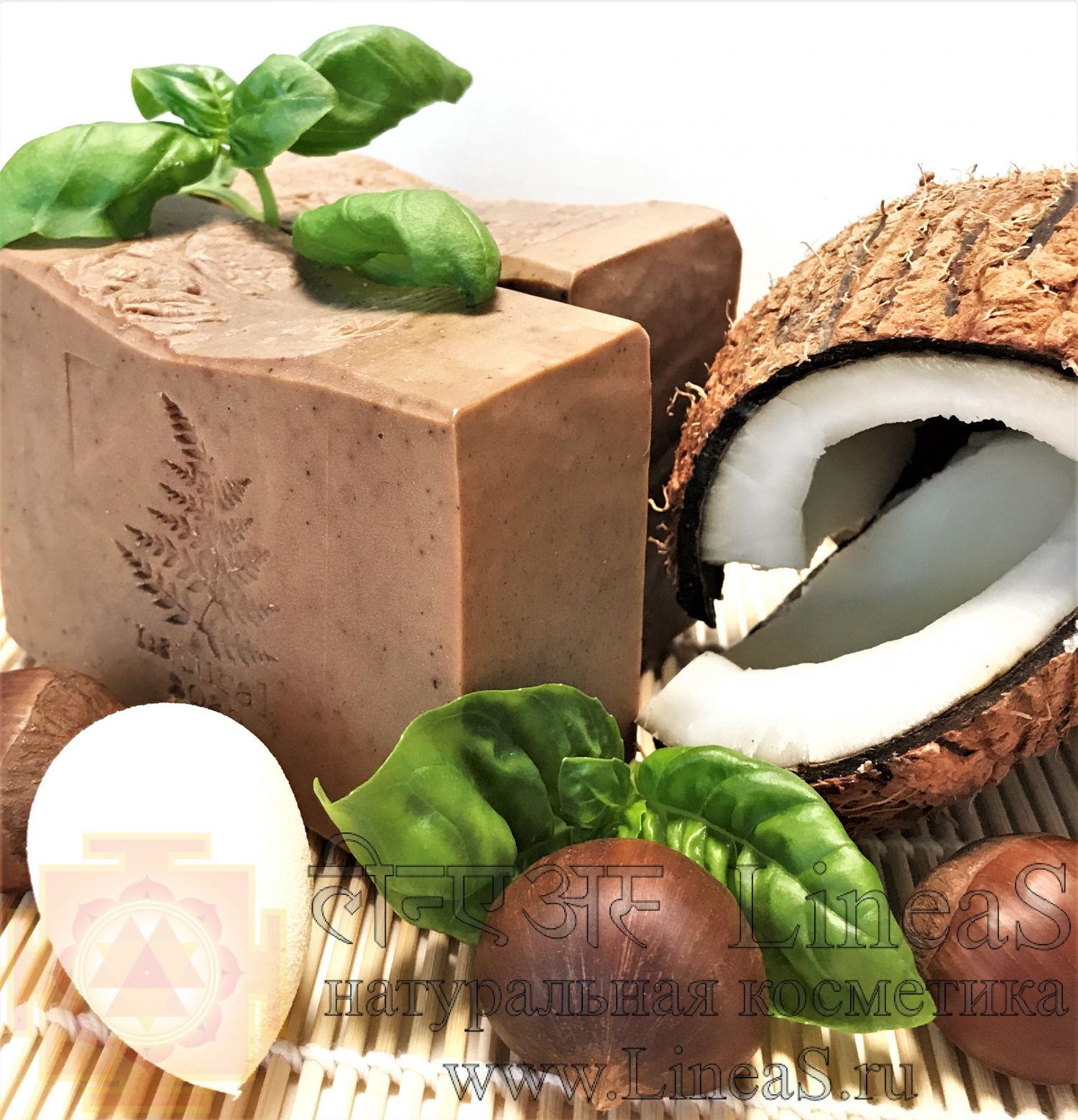 Березовая чага фито-мыло кокосовое для SPA-процедур